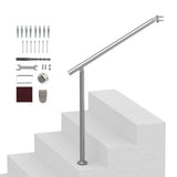 VEVOR 31.5in 80cm Handrails for Outdoor Steps for Porch Deck Stainless Steel V952-BXGDLZFS80CM27A3MV0