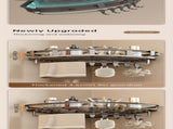 Gray Shower Caddy 3-Tier Corner Caddy Shower Hooks Bathroom Storage Rust-Resistant V1347-113-38886