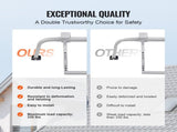 Ladder Stabilizer with Wing Span Heavy Duty Steel Roof Hook Stabilizer V952-TZWDQZZGDK0098J1YV0
