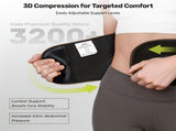 Lumbar Support Belt, featuring 8X Enhanced Lumbar Support, designed with a 3D massage pad, unisex V1106-YBZC001