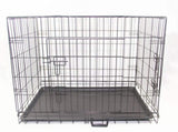 YES4PETS 42' Portable Foldable Dog Cat Rabbit Collapsible Crate Pet Rabbit Cage with Cover V278-CR42-W-COVER-BK