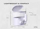 Water Jet Dental Flosser 600ml White - Electric Oral Pressure Tooth Irrigator V238-SUPDZ-40499264258128