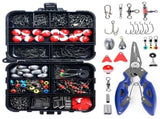 263pcs Fishing Accessories Kit,Included Plier,Hooks,Weights & Other Accessories,Fishing Bait Lure V1370-AZ4-08247