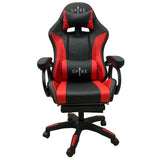 Spire Onyx LED Massage Gaming Chair - Red and Black 815ER