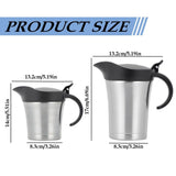 Stainless Steel Insulated Gravy Boat With Lid,Gravy Boat with Lid, Stainless Steel Gravy Jug, V1192-AZ-W-28032