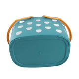Shower Storage Basket Portable Handle Versatile Hollow Design Bath Storage Basket Organizer Bin for V1294-YM0901-3117240098311