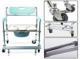 Orthonica Commode Chair With Castors SHC-MAS-050-24L