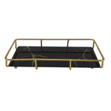 Bathroom Vanity Tray Modern Stylish Anti Slip Kitchen Sink Countertop Storage Organizer S Black V1294-YM0710-3112230084112