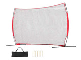 Barricade Backstop Net, 12x9 ft Ball Sports Barrier Netting, Portable Practice Equipment with Carry V952-DQW129YC0000YT8NIV0