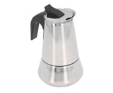 Stovetop Coffee Maker, Large Capacity Stainless Steel Moka Pot, 4 Cups, 400ml V1263-JX-3006