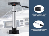 Seamanship Boat Seat Pedestal 55 - 75cm Adjustable Gas Lift 360 Degrees Swivel BS-PED-GL-5575-BK