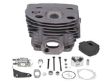 46mm Cylinder Piston Carburetor Spark Plug Gasket Set Replacement Fit for Husqvarna 55 51 Chainsaw V1294-YM0523-3111210396311