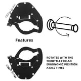 2 Pack Motorcycle Throttle Lock - Universal Cruise Control Clamp, Stainless Steel Throttle Assist, V888-ELOSUNG55176-3