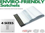 Enviro Recycled Courier Satchels Poly Mailer Bag Accredited Self Sealing Shipping - 5kg V563-ENVIRO80-5KG_500PCS