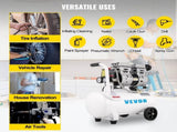 Air Compressor 6.6 Gallon, Portable Air Compressor 1 HP, Oil Free Air Compressor Steel Tank 750W, V952-WSKYJ750-25L00001V3