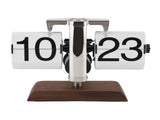 Flip Desk Clock Vintage Large Number 24 Hours Auto Flip Down Mechanical Clock for Home Living Room V1294-YM0901-3115250023811