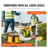 Measuring Rod 16-Feet/8ths 4 Sections Telescopic Grade Rod 1/8in w/ Bag V952-YZCLG16YCFEEEFB0YV0