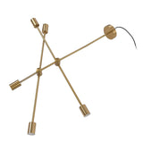 Modern Chandelier Unique Appearance Elegant Design Stable Firm Geometric Line Chandelier 110220V V1294-YM0714-3119210295511