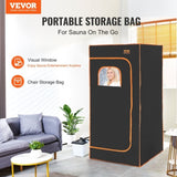 VEVOR Portable Steam Sauna Tent Full Size 2000W Personal Sauna Blanket W/ Chair,880 x 880 x 1780 mm V952-ZQBXSSNQCCS1TM5YTV3