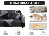 3 Seater Elastic Sofa Cover Stretch Couch Slipcover 190-230cm V1263-JX-3538