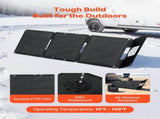 30W Foldable Solar Panel Charger, 16BB N-Type Monocrystalline Solar Panel 24% Efficiency, V952-BXZDTYNB130WQ3D4Y001Y3
