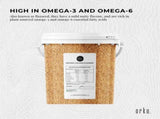 800g Organic Golden Linseed Flaxseed Tub Whole Flax Seed No GMO Omega3 6 Fibre V238-SUPDZ-39519329910864