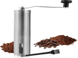 Manual Coffee Grinder Stainless Steel With Adjustable Ceramic Conical Burrs Compact Portable For V1237-ZY-807-095