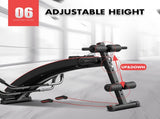 Foldable Adjustable Sit Up Abdominal Bench Press Weight Gym Ab Exercise Fitness V610-GYM-SUPINE83121