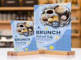 Menu Card Holder A4 - Photo Frame with Wooden Base - Table Stand - Brochure Holder - Acrylic Stand V1189-WXF-260203-00536