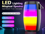 LED Lights Speaker with Powerful Bass Black V1142-OBA1005007171145491