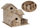 Wooden Birdhouse Small Outdoor Garden Bird Nesting Box Bird House Pet Supplies Decoration V1294-YM0901-3111200165411