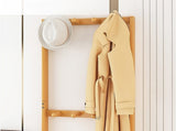 Wooden Hall Stand Floor Coat Rack with Drawer Modern Minimalist Style V63-840701