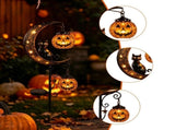 Solar Moon Pumpkin Garden Stake Light Metal Decorative Outdoor Solar Lights For Yard Patio Walkway V1369-AZ3-W-14779