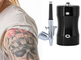 G12 Pump 0.3mm Mini 7CC Airbrush Kit Spray Air Brush Set Cleaning Tool V1294-YM0901-JY26417-01