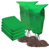 Plant Covers Freeze, 4 Pack Frost Covers with Zipper Drawstring Plant V1366-AZ2-W-24598