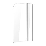 180 Degree Pivot Door 6mm Safety Glass Bath Shower Screen 1200x1400mm By Della Francesca V63-830121