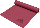 Adidas Premium Yoga Mat 5mm Exercise Training Floor Gym Fitness Pilates - Mystery Ruby V563-ADYG-10300MR