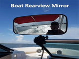 Boat Rear View Surfing Water Sport Clamp-on Boat Mirror Large Water Ski Rear View Boat V1366-AZ2-W-17700