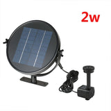 9V 2.5W Solar Panel Solar Powered Fountain Submersible Brushless Water Pump Kit for Bird Bath Pond V1294-YM0901-H18228-1