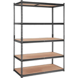 VEVOR Storage Shelving Unit, 5-Tier Adjustable, 907 kg Capacity, Heavy Duty Garage Shelves Metal V952-SXHJC24DX48WXEASCV0