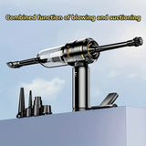 Portable Cordless Vacuum, 4-in-1 Suction/Blow/Inflate/Deflate, Car & Home Multi-Functional Cleaner, V1385-PXXCQ-WU-1007-009