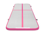 Everfit 4M Air Track Gymnastics Tumbling Exercise Cheerleading Mat Inflatable Pink ATM-4-1-01M-PK
