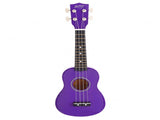Alpha 21 Inch Ukulele Soprano Beginner Acoustic Small Guitar Kids Strings Purple UKULE-D-21-PURPLE