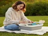 Portable Folding Sink Space-Saving Storage, Multi-Use for Kitchen, Balcony, and Outdoors V1232-CFLSL001