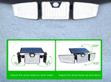 Solar Super Bright LED Sensor Wall Light Outdoor Patio Triple Wall Light IP65 Waterproof Adjustable V1294-YM0901-L6958