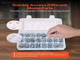 2250 Pcs Bolts and Nuts Assortment Kit, Metric Imperial Machine Screws and Flat Washers, Alloy V952-LMHLSTZGZLJYS6FAS001V0