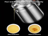 Stainless Steel Fryer - 2 L - Filter Jug - Separates grease residues - Fryer with Basket V1188-MS101-02277-1