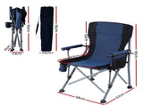 Weisshorn Camping Chair Folding Outdoor Portable Seat Lightweight Beach Picnic Fishing Capacity XFEL-CAMP-CH-BU