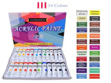 24 Color acrlic Paint pigment suit Ceramic Stone Wall Craft Paints Color Pigment,Rich Pigments V1369-AZ3-W-21014