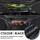 Car Window Sun Shade Magnetic Slidable Privacy Curtain Sun Protection Shield for Automotive Interior V1189-LC-QP-00548